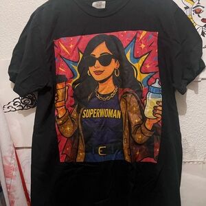 Black 'Superwoman' Graphic Tee